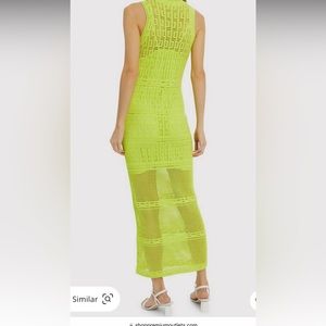 ALC green knit dress